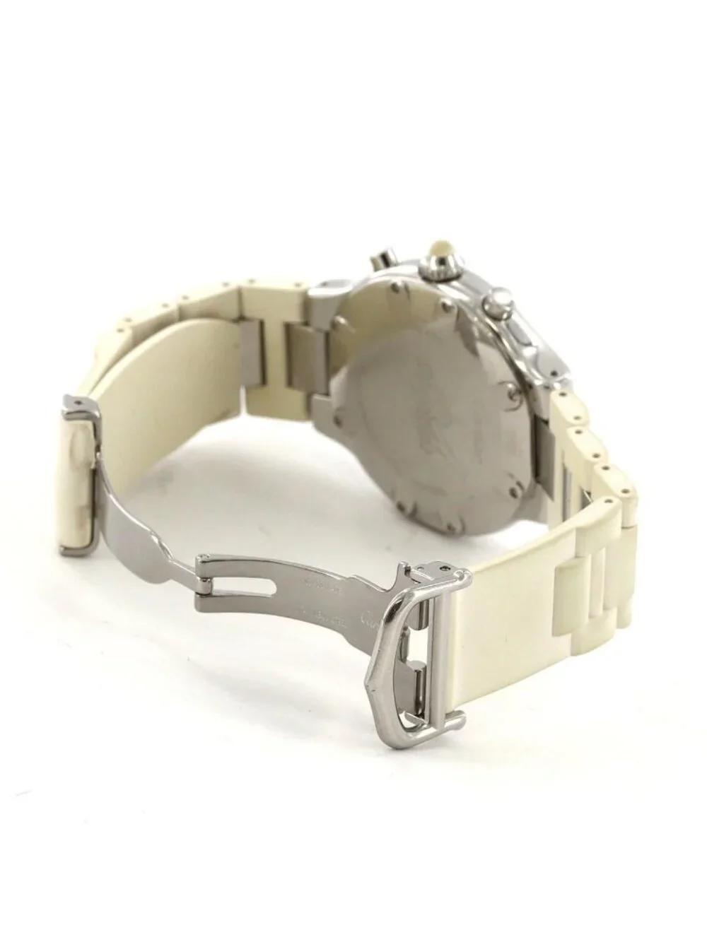 Cartier Chrono Scarf LM SS Quartz Watch